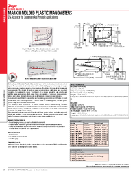 Thumbnail of document Brochure - Mark II Molded Plastic Manometers
